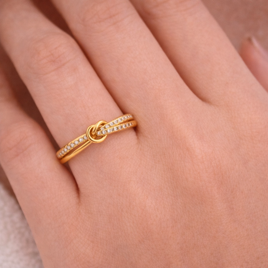 Twisted Knot Ring