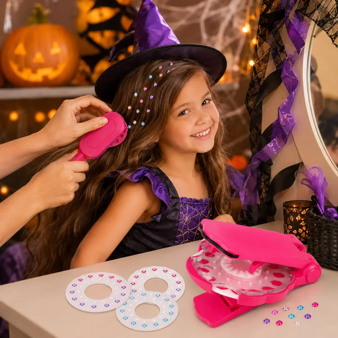 🔥Last Day!50% Off!🔥Magic Hair Gem Styling Kit — Create Sparkling Hairstyles in Seconds