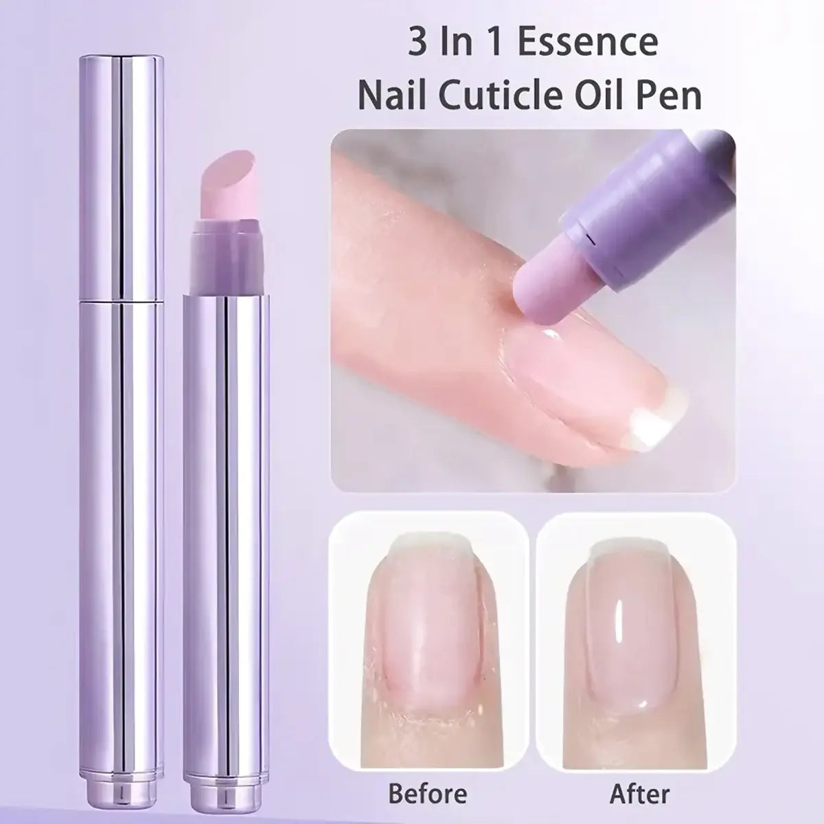 🔥Last Day!Buy 1 Get 1 Free Each $8.99🔥3-in-1 Ceramic Cuticle Care Pen – Nourish, Repair & Smooth in 60 Seconds