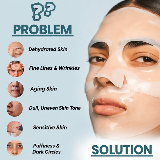 🔥LAST DAY!50% OFF!🔥Bio-Collagen Glow Mask — Deep Hydration for Smoother, Firmer-Looking Skin