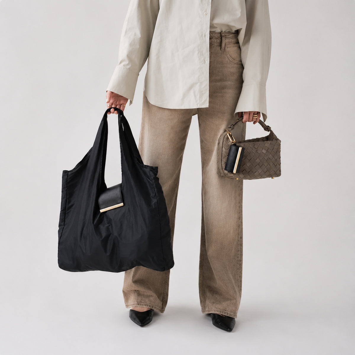 🔥Last Day Buy 1 Get 1 Free $14.99 Each🔥Foldable Tote Keychain – A Full-Size Bag in Seconds