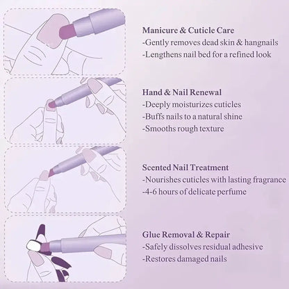 🔥Last Day!Buy 1 Get 1 Free Each $8.99🔥3-in-1 Ceramic Cuticle Care Pen – Nourish, Repair & Smooth in 60 Seconds