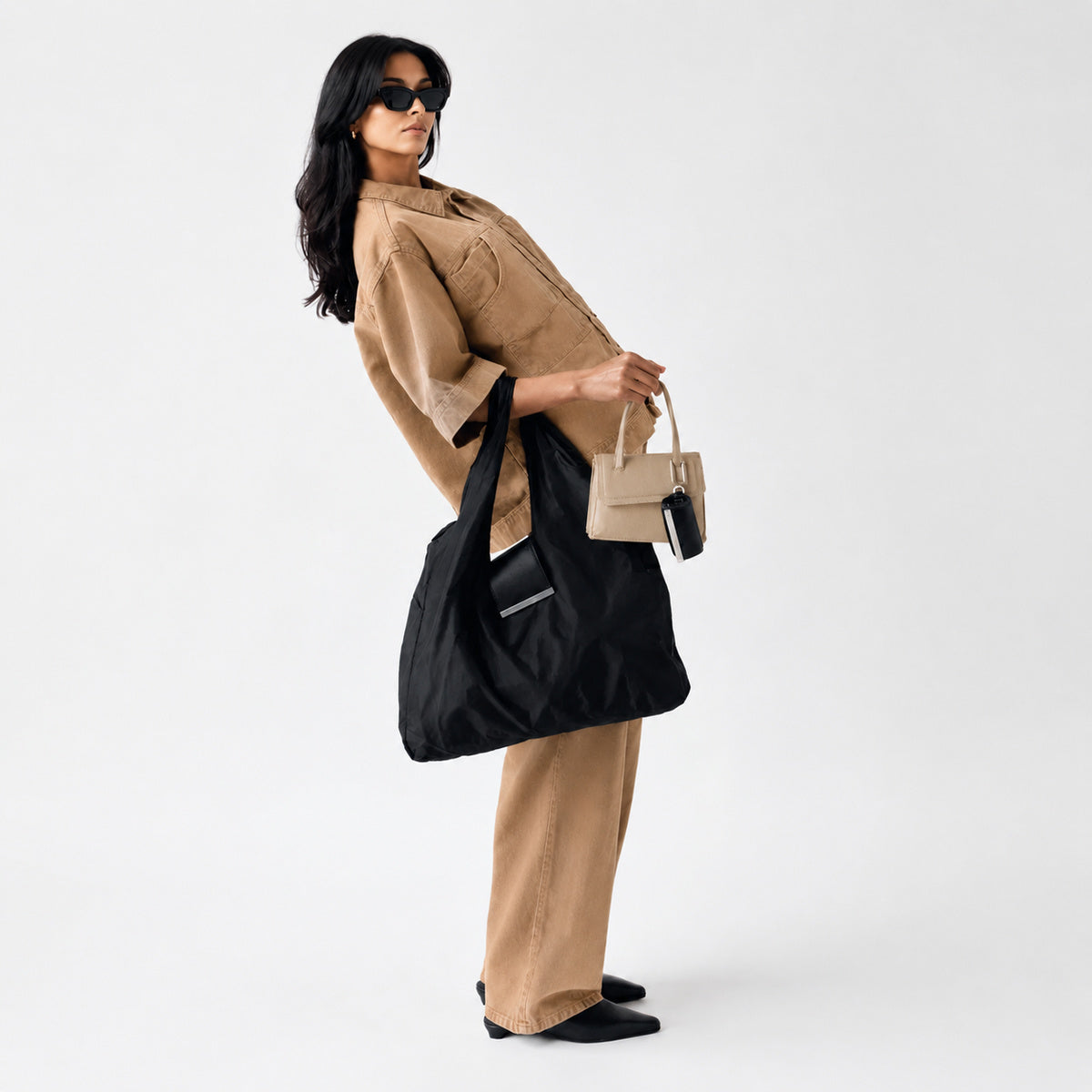 🔥Last Day Buy 1 Get 1 Free $14.99 Each🔥Foldable Tote Keychain – A Full-Size Bag in Seconds