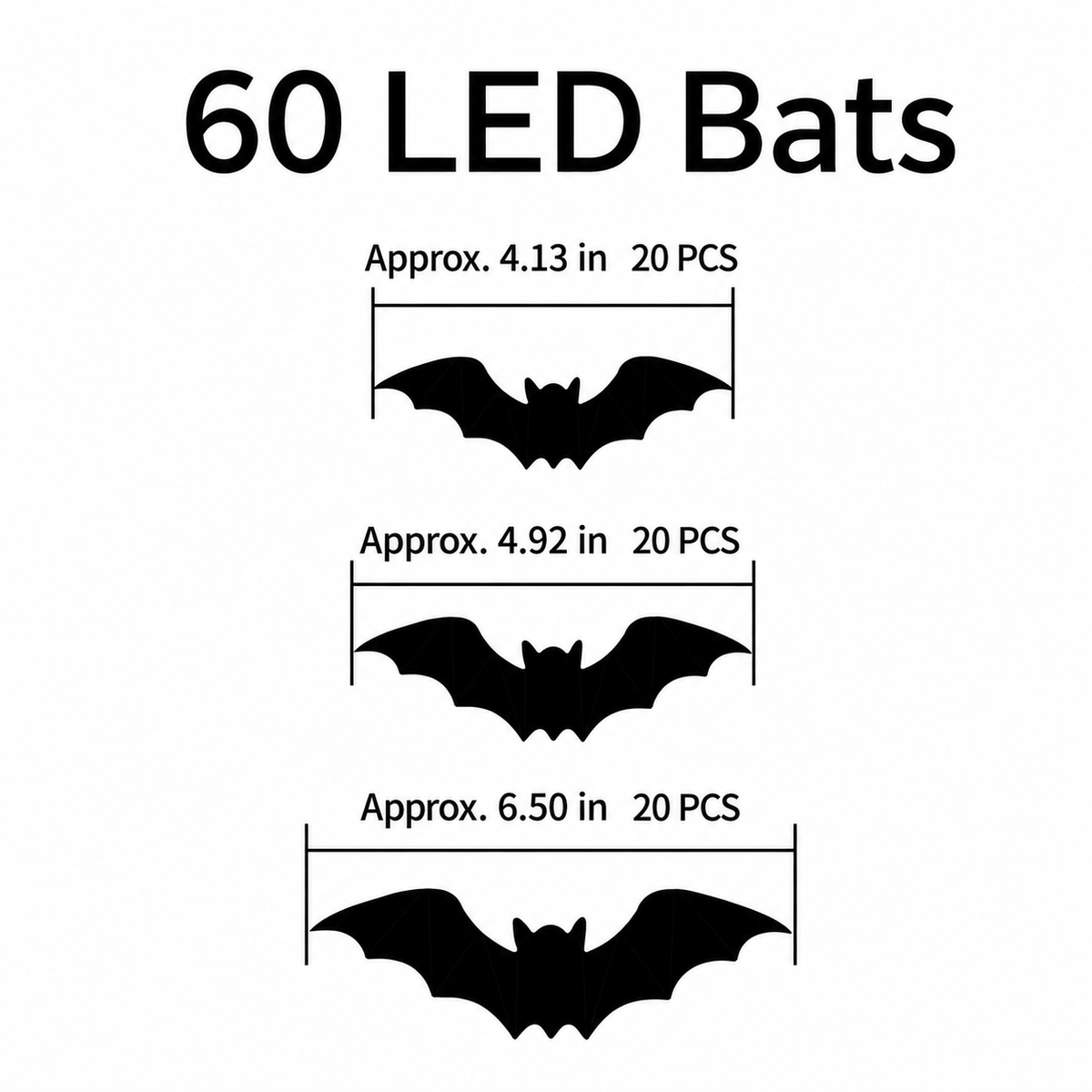🎃HALLOWEEN SALE - 50% OFF!👻LED Halloween Bat Wall Lights