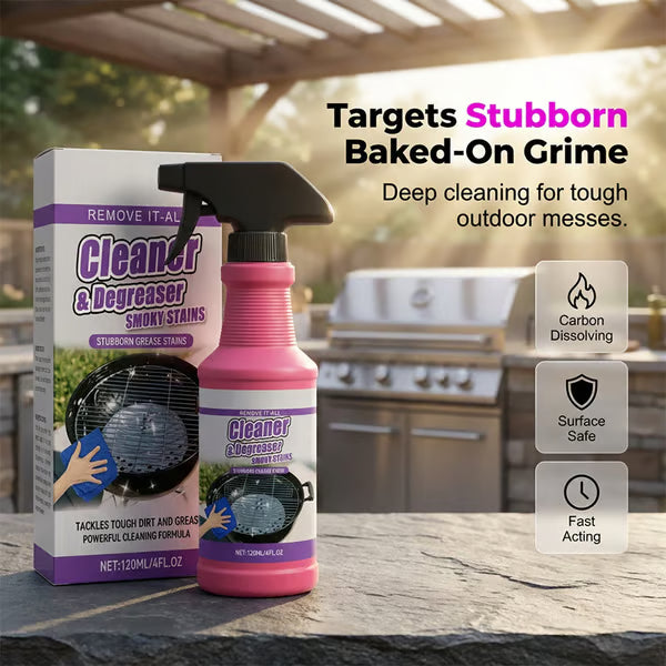 ⏰Summer Sale! Buy 1 Get 1 Free🔥Fast-Acting Heavy-Duty Grill Degreaser Spray