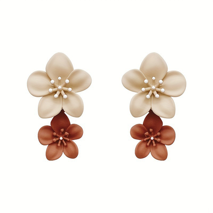 Flower Drop Earrings