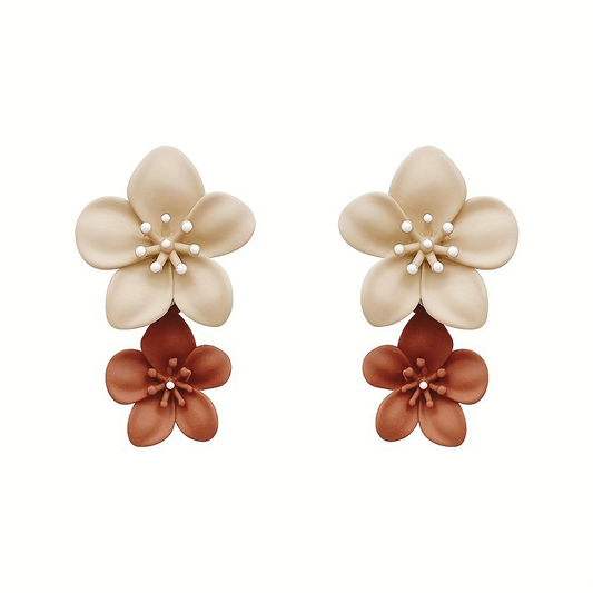 Flower Drop Earrings
