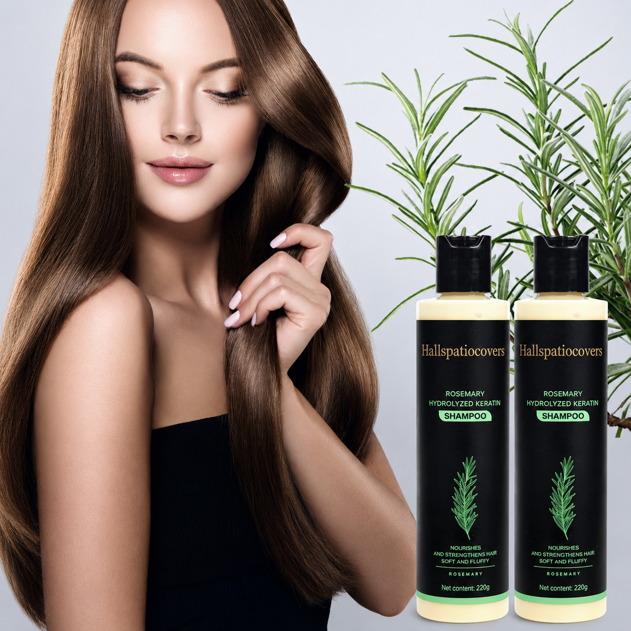 🔥Last Day!Buy 1 Get 1 Free For Only $19.99 Each🔥Rosemary Shampoo | Hair Growth & Anti-Dandruff Scalp Treatment
