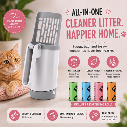 The Cat Litter Scoop That Makes Cleaning Faster & Mess-Free
