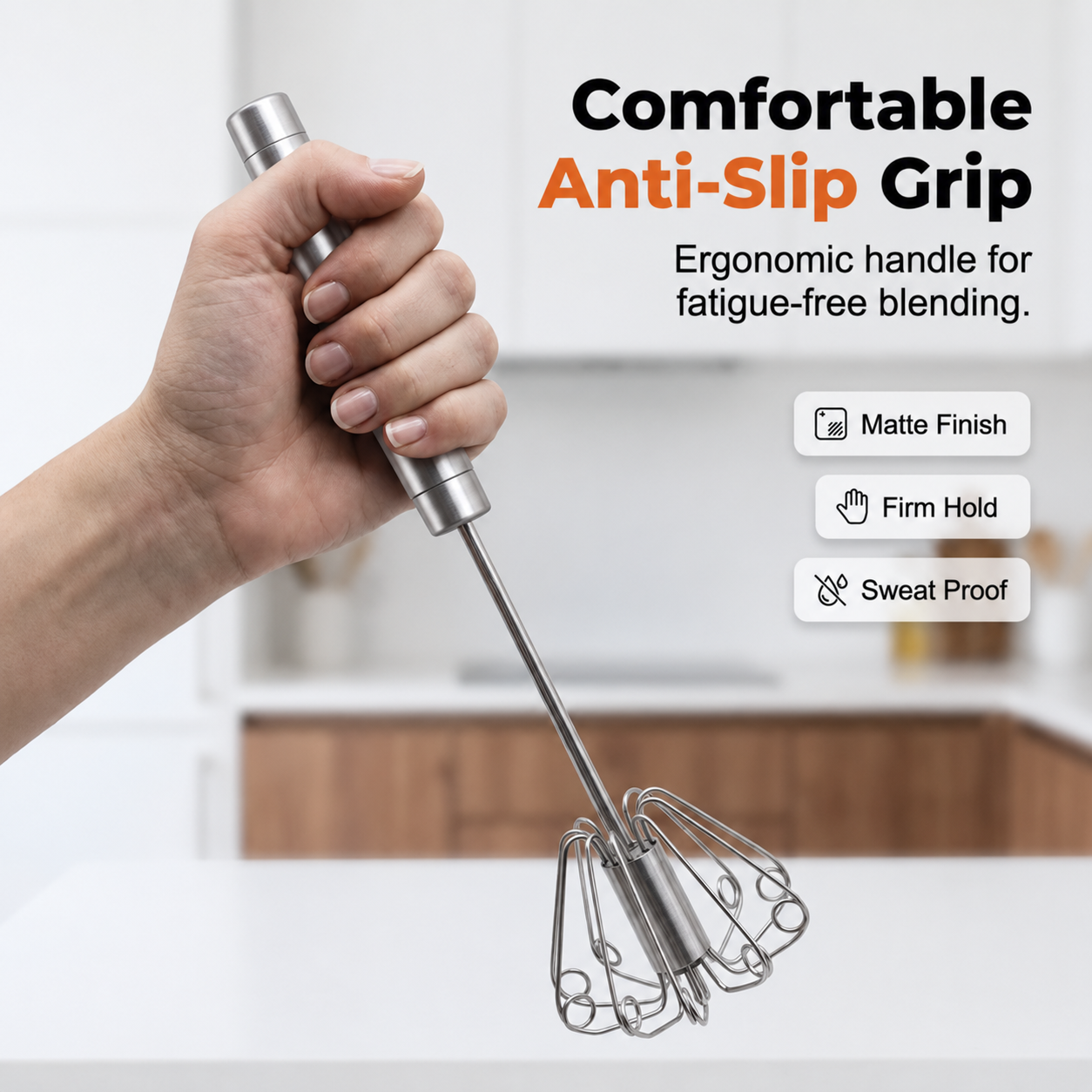 🔥LAST DAY BUY 2 GET 2 FREE🔥 Versatile Stainless Steel Egg Beater-hands free, easy to use