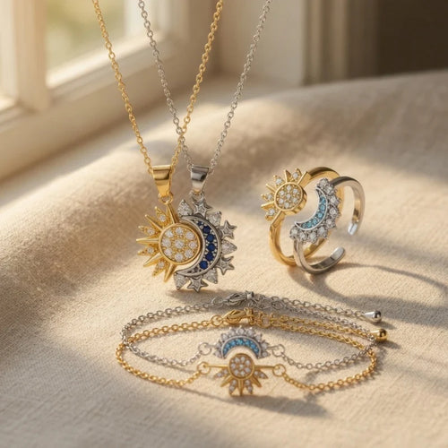 Sun & Moon Magnetic Jewelry Set — A Meaningful Gift for the One You’ll Always Feel Connected To