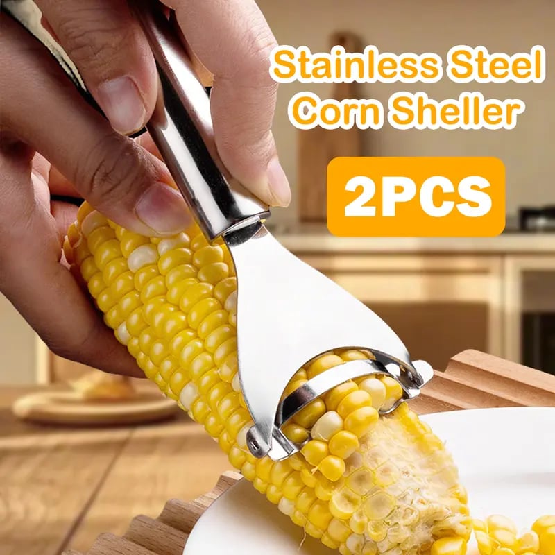 🔥Last Day Buy 2 Only $14.99 Each🔥Corn Kernel Peeler – Easy Corn Cob Stripper for Quick Kernel Removal🌽🌽🌽