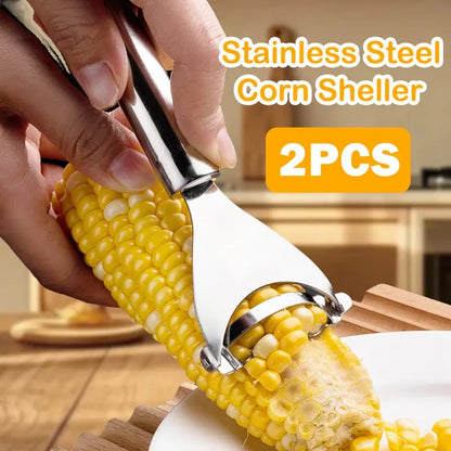 🔥Last Day Buy 2 Only $14.99 Each🔥Corn Kernel Peeler – Easy Corn Cob Stripper for Quick Kernel Removal🌽🌽🌽