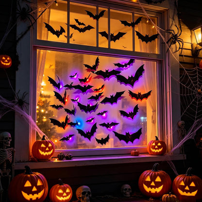 🎃HALLOWEEN SALE - 50% OFF!👻LED Halloween Bat Wall Lights