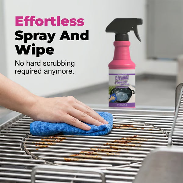 ⏰Summer Sale! Buy 1 Get 1 Free🔥Fast-Acting Heavy-Duty Grill Degreaser Spray