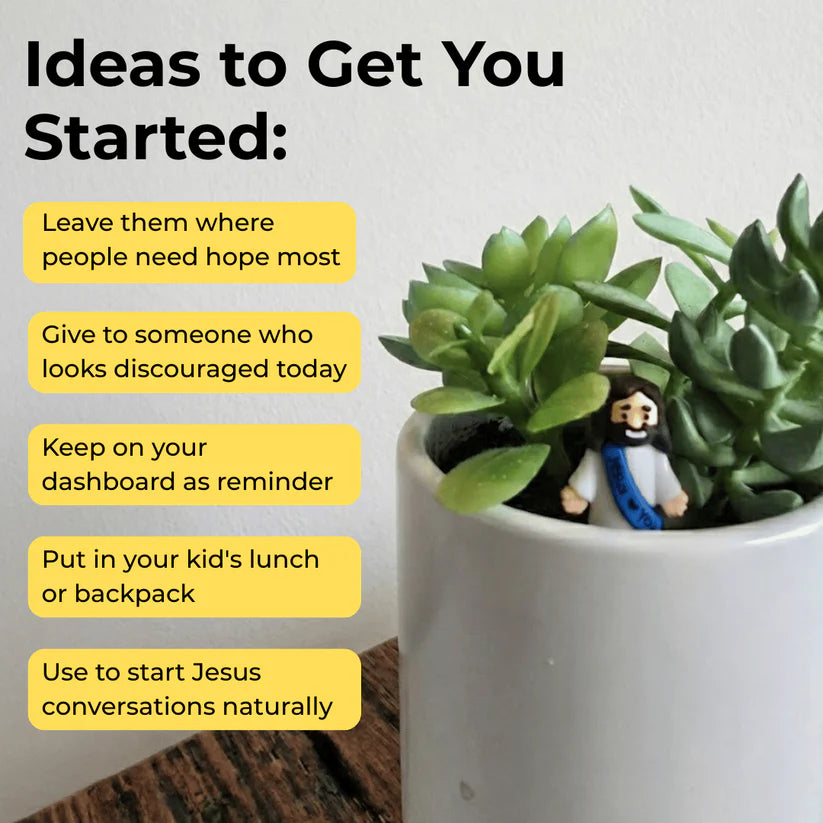 ✝️ A Simple Way to Share Your Faith-Little Jesus Figures