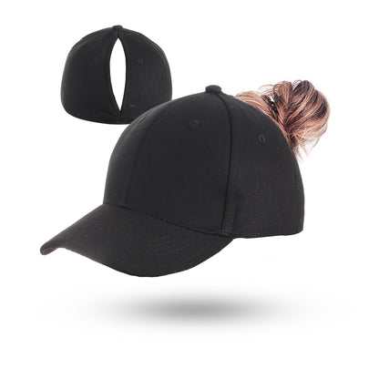 🔥LAST DAY!60% OFF!🧢Magnetic Split-Back Ponytail Cap – Perfect for High Ponytails & Messy Buns