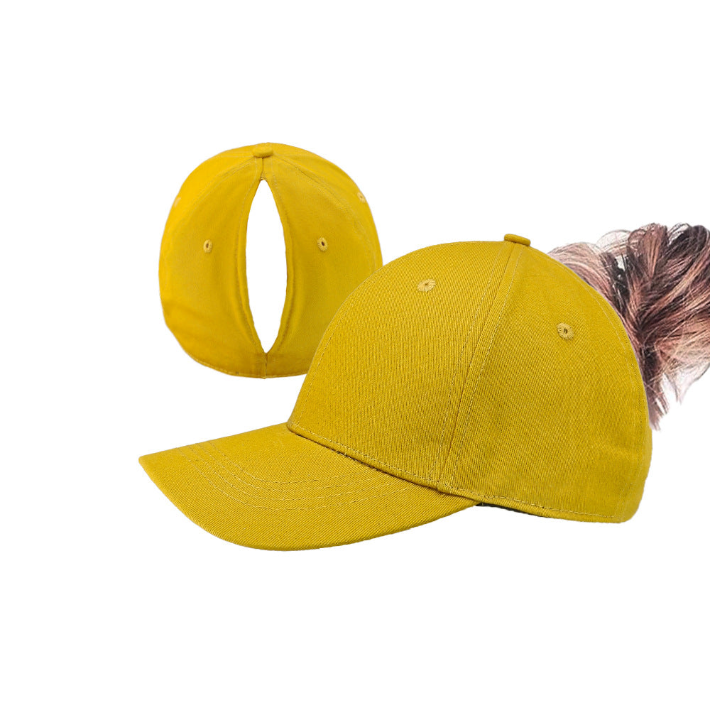 🔥LAST DAY!60% OFF!🧢Magnetic Split-Back Ponytail Cap – Perfect for High Ponytails & Messy Buns