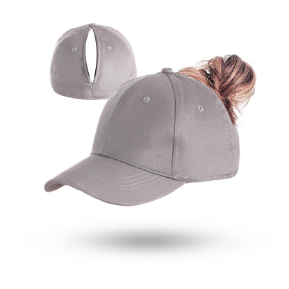 🔥LAST DAY!60% OFF!🧢Magnetic Split-Back Ponytail Cap – Perfect for High Ponytails & Messy Buns