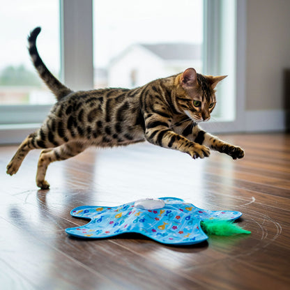 🔥LAST DAY! BUY 1 GET 1 FREE FOR ONLY $26.94 EACH🔥Interactive Cat Toy – Keeps Indoor Cats Active & Entertained