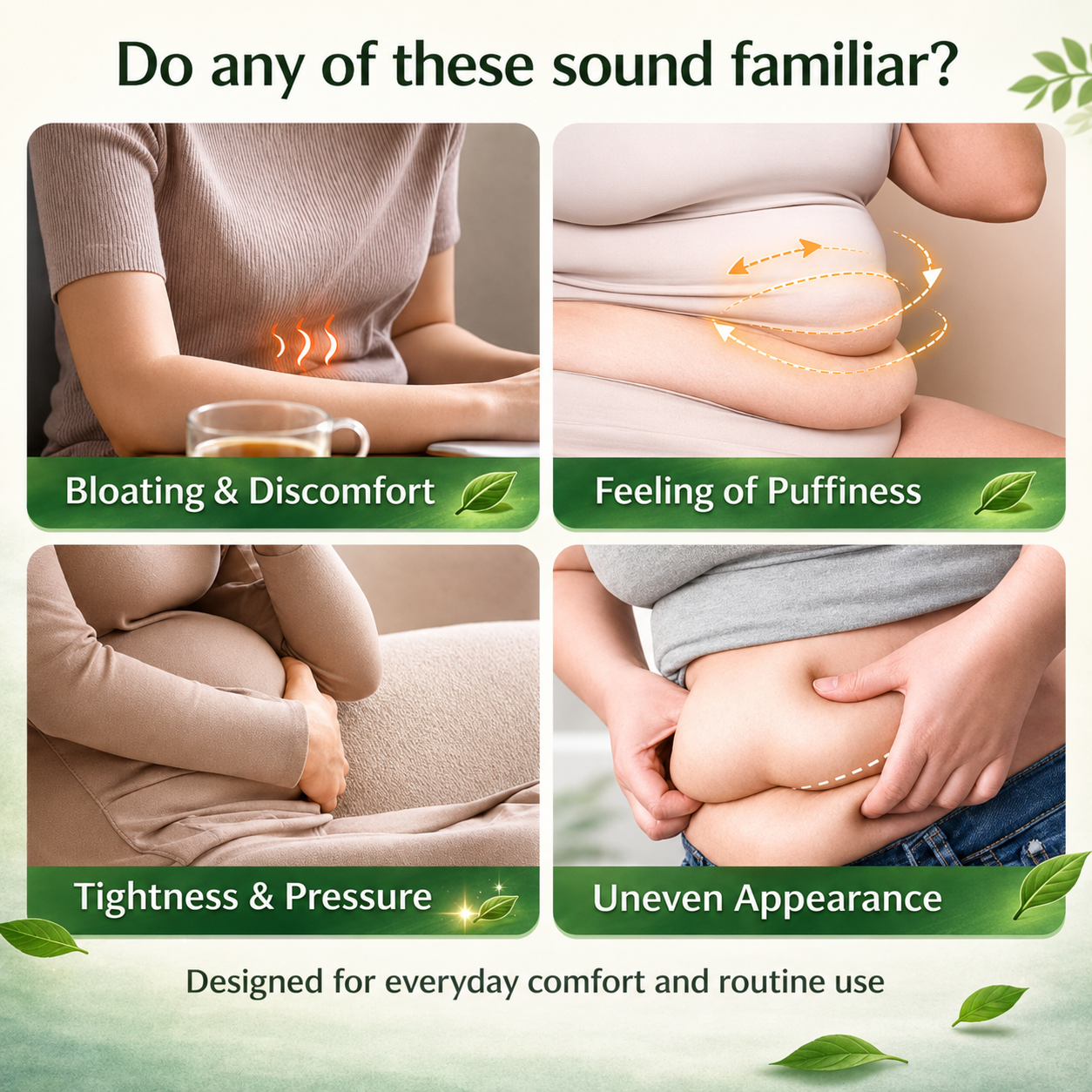 Full waist coverage herbal patch