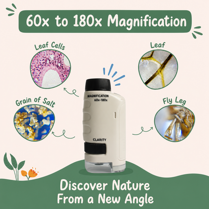 🔥LAST DAY! 50% OFF🔥POCKET MICROSCOPE-The Gift That Inspires Kids to Love Nature