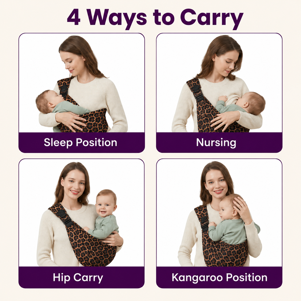 Baby Shoulder Strap-More Comfort for Your Baby,Less Strain for You.