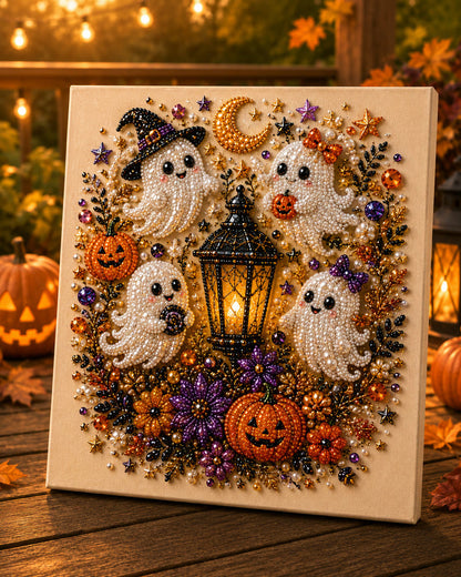 🔥HALLOWEEN SALE 60% OFF! 👻✨ Halloween Pearl Art DIY Kit – Turn Tiny Pearls into Spooky-Cute Magic