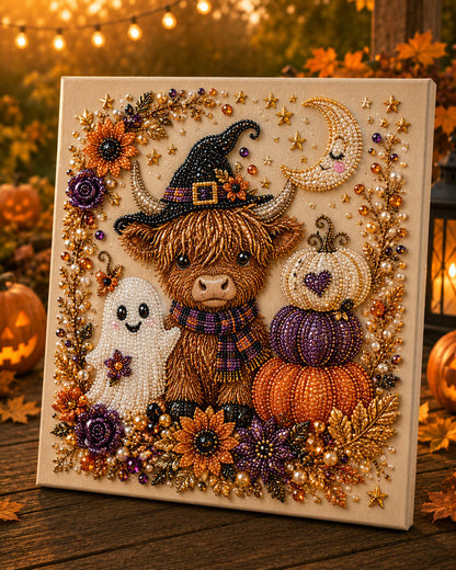 🔥HALLOWEEN SALE 60% OFF! 👻✨ Halloween Pearl Art DIY Kit – Turn Tiny Pearls into Spooky-Cute Magic