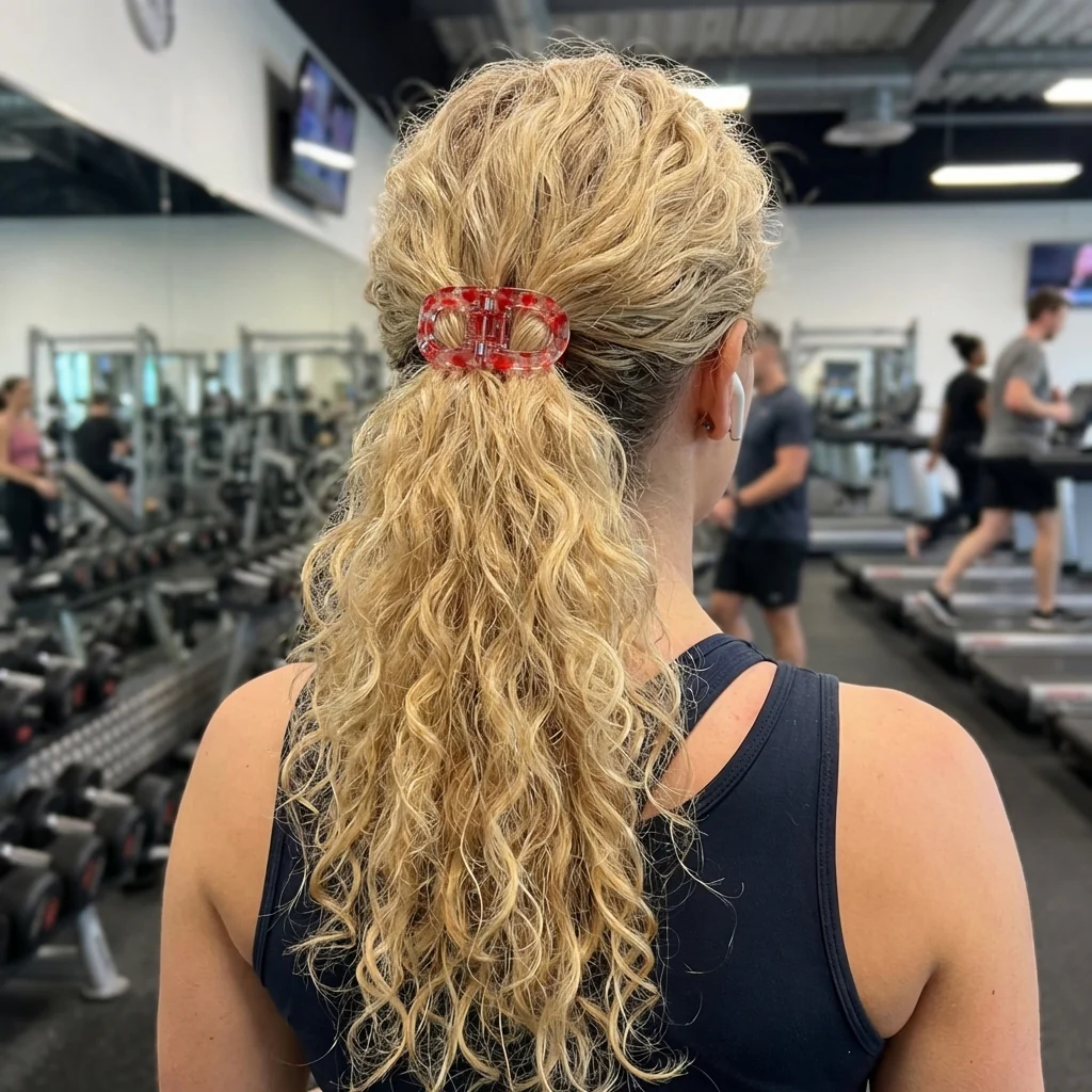 Flat magnetic hair clip designed for comfortable all-day wear