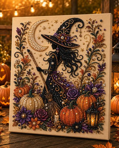 🔥HALLOWEEN SALE 60% OFF! 👻✨ Halloween Pearl Art DIY Kit – Turn Tiny Pearls into Spooky-Cute Magic