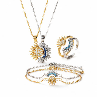 Sun & Moon Magnetic Jewelry Set — A Meaningful Gift for the One You’ll Always Feel Connected To