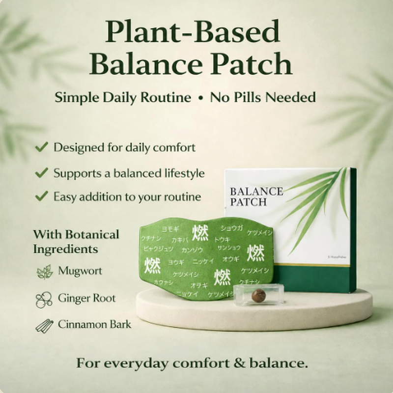 Plant based balance patch product