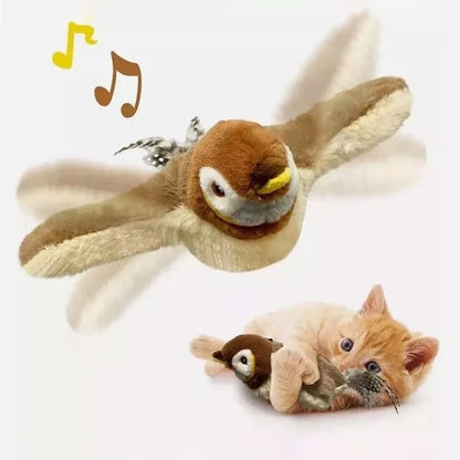 🔥 LIMITED-TIME OFFER! 50% OFF 🔥Flapping Bird Interactive Cat Toy – Realistic Motion & Chirping