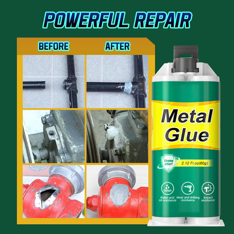 🔥LAST DAY,BUY 1 GET 1 FREE FOR ONLY $14.99 EACH!🛠️High-Strength AB Metal Repair Glue